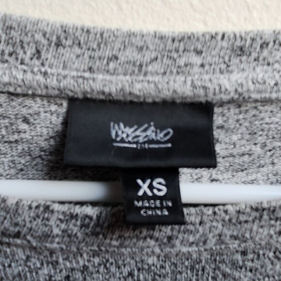 Mossimo Supply Co. Gray Cold Shoulder Sweater Size XS - Picture 10 of 16